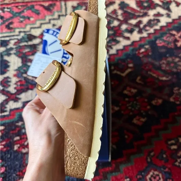 Birkenstock Arizona Big Buckle in Cognac - Picture 6 of 11